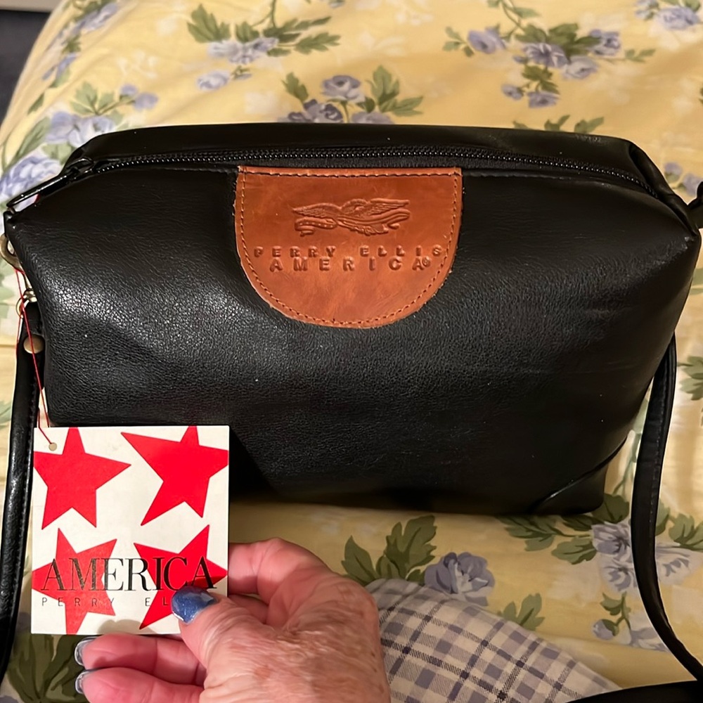 Huge sale. Perry Ellis America purse with detachable shoulder straps.